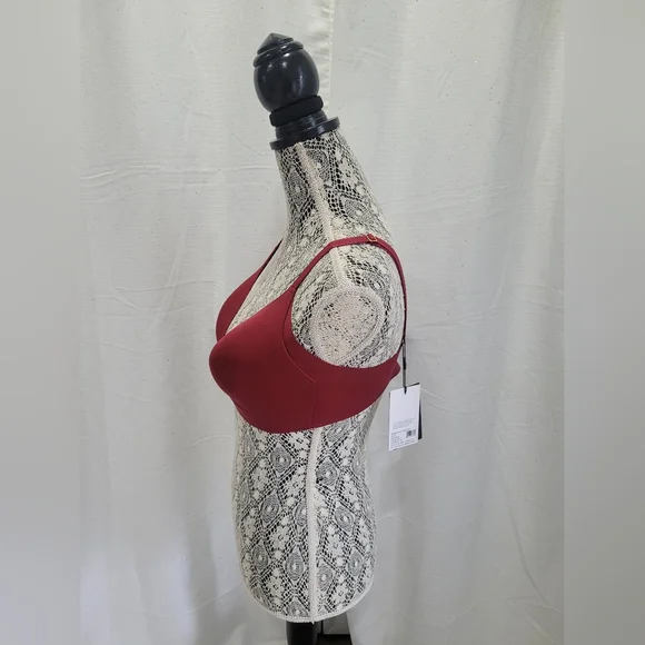 New Knix Wing Womens Contour Bra Size 5 Red Velvet - Picture 7 of 10